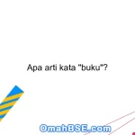 Apa arti kata "buku"?