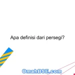 Apa definisi dari persegi?