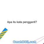 Apa itu kata pengganti?