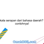 Apa itu kata serapan dari bahasa daerah? Berikan contohnya!