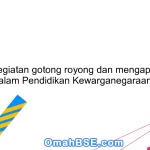 Apa itu kegiatan gotong royong dan mengapa penting dalam Pendidikan Kewarganegaraan?