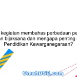 Apa itu kegiatan membahas perbedaan pendapat dengan bijaksana dan mengapa penting dalam Pendidikan Kewarganegaraan?