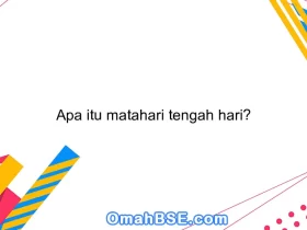 Apa itu matahari tengah hari?