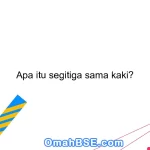 Apa itu segitiga sama kaki?