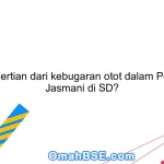 Apa pengertian dari kebugaran otot dalam Pendidikan Jasmani di SD?