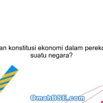 Apa peran konstitusi ekonomi dalam perekonomian suatu negara?