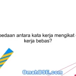 Apa perbedaan antara kata kerja mengikat dan kata kerja bebas?