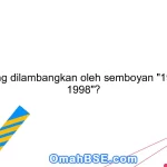 Apa yang dilambangkan oleh semboyan "1945 dan 1998"?