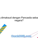 Apa yang dimaksud dengan Pancasila sebagai dasar negara?