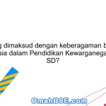 Apa yang dimaksud dengan keberagaman budaya di Indonesia dalam Pendidikan Kewarganegaraan di SD?