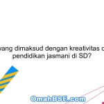 Apa yang dimaksud dengan kreativitas dalam pendidikan jasmani di SD?