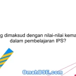 Apa yang dimaksud dengan nilai-nilai kemanusiaan dalam pembelajaran IPS?