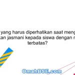 Apa yang harus diperhatikan saat mengajar pendidikan jasmani kepada siswa dengan mobilitas terbatas?