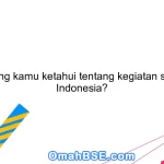 Apa yang kamu ketahui tentang kegiatan sosial di Indonesia?