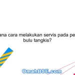 Bagaimana cara melakukan servis pada permainan bulu tangkis?