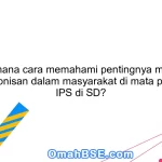 Bagaimana cara memahami pentingnya menjaga keharmonisan dalam masyarakat di mata pelajaran IPS di SD?