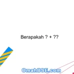 Berapakah ⅛ + ⅛?