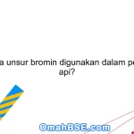 Mengapa unsur bromin digunakan dalam pemadam api?