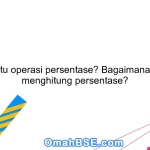 Apa itu operasi persentase? Bagaimana cara menghitung persentase?