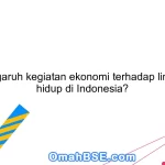 Apa pengaruh kegiatan ekonomi terhadap lingkungan hidup di Indonesia?