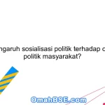 Apa pengaruh sosialisasi politik terhadap orientasi politik masyarakat?