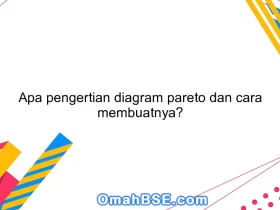 Apa pengertian diagram pareto dan cara membuatnya?