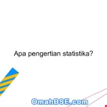 Apa pengertian statistika?