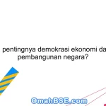 Apa pentingnya demokrasi ekonomi dalam pembangunan negara?