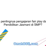 Apa pentingnya pengajaran fair play dalam Pendidikan Jasmani di SMP?