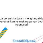 Apa peran kita dalam menghargai dan mempertahankan keanekaragaman budaya di Indonesia?