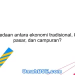 Apa perbedaan antara ekonomi tradisional, komando, pasar, dan campuran?