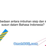 Apa perbedaan antara imbuhan sisip dan imbuhan susun dalam Bahasa Indonesia?