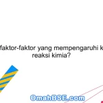 Apa saja faktor-faktor yang mempengaruhi kecepatan reaksi kimia?