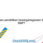 Apa tujuan pendidikan kewarganegaraan di tingkat SMP?