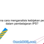 Bagaimana cara menganalisis kebijakan pemerintah dalam pembelajaran IPS?