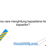 Bagaimana cara menghitung kapasitansi listrik pada kapasitor?