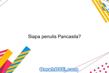 Siapa penulis Pancasila?