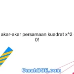 Tentukan akar-akar persamaan kuadrat x^2 - 4x + 3 = 0!