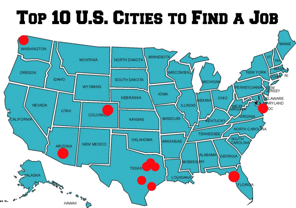 The Best Cities to Find a Job in the US Career